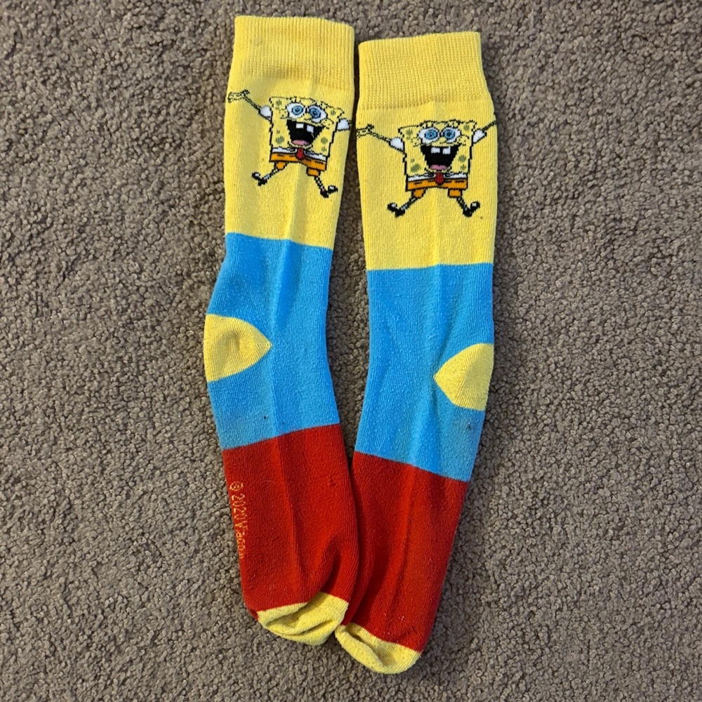 SpongeBob SquarePants Colorful Crew Socks